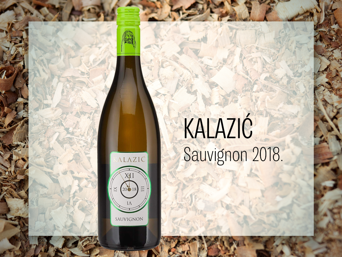 Kalazić Sauvignon 2018. Vrutak, 39,99 kuna Živo, veselo i svježe vino prepoznatljivog mirisa koje iza svakog gutljaja traži novi Jednostavno pripremljeno bijelo meso ili riba nježnijeg okusa s puno povrća