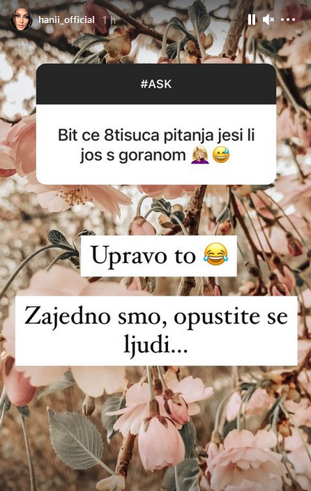 Je li priča o prekidu s Goranom istinita? Hana je progovorila o kraju veze