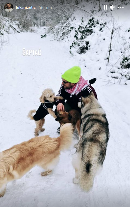 DALMATINAC NA SNIJEGU Urnebesna snimka pada Luke Nižetića hit na Instagramu