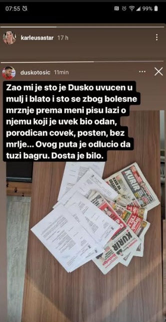 Umjesto odlaska na Maldive, Duško i ljubavnica se obračunavaju s medijima