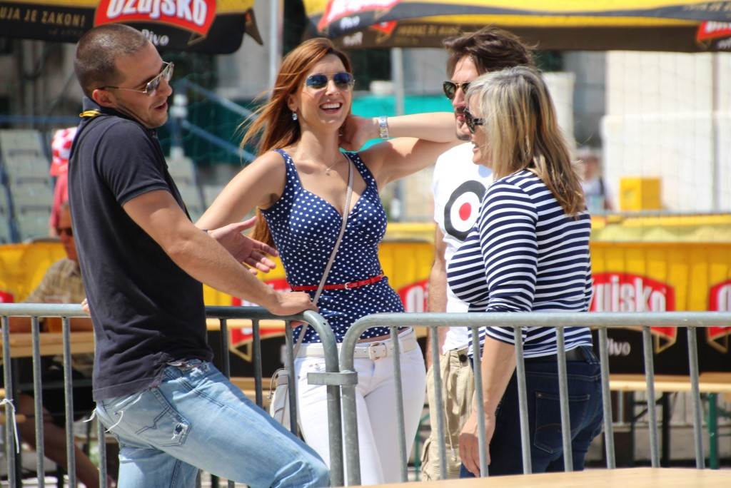 Filip Juričić mamio poglede na splitskoj Rivi