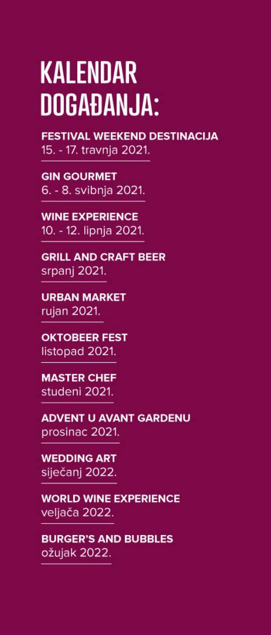 AVANT GARDEN The place where the urban story begins