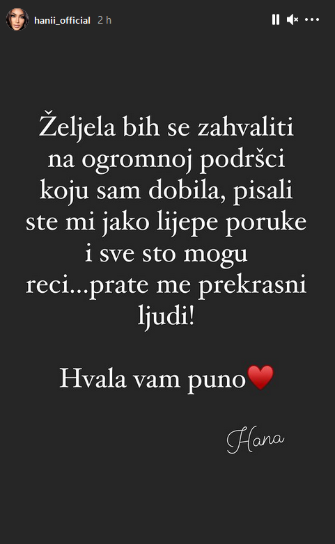 Dok Goran mudro šuti, Hana se ponovno oglasila: 'Sve što mogu reći je...'