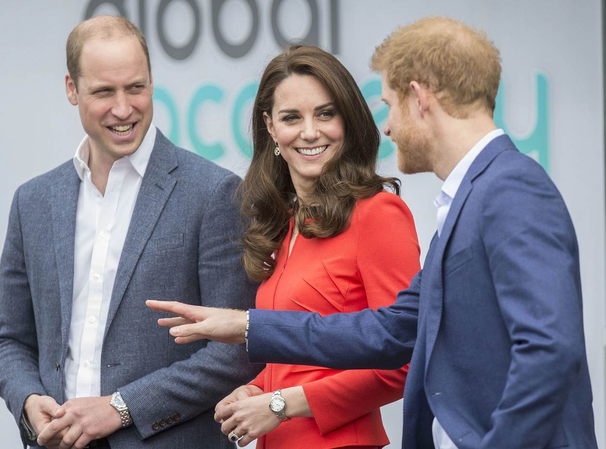 Kate Middleton, princ William i princ Harry