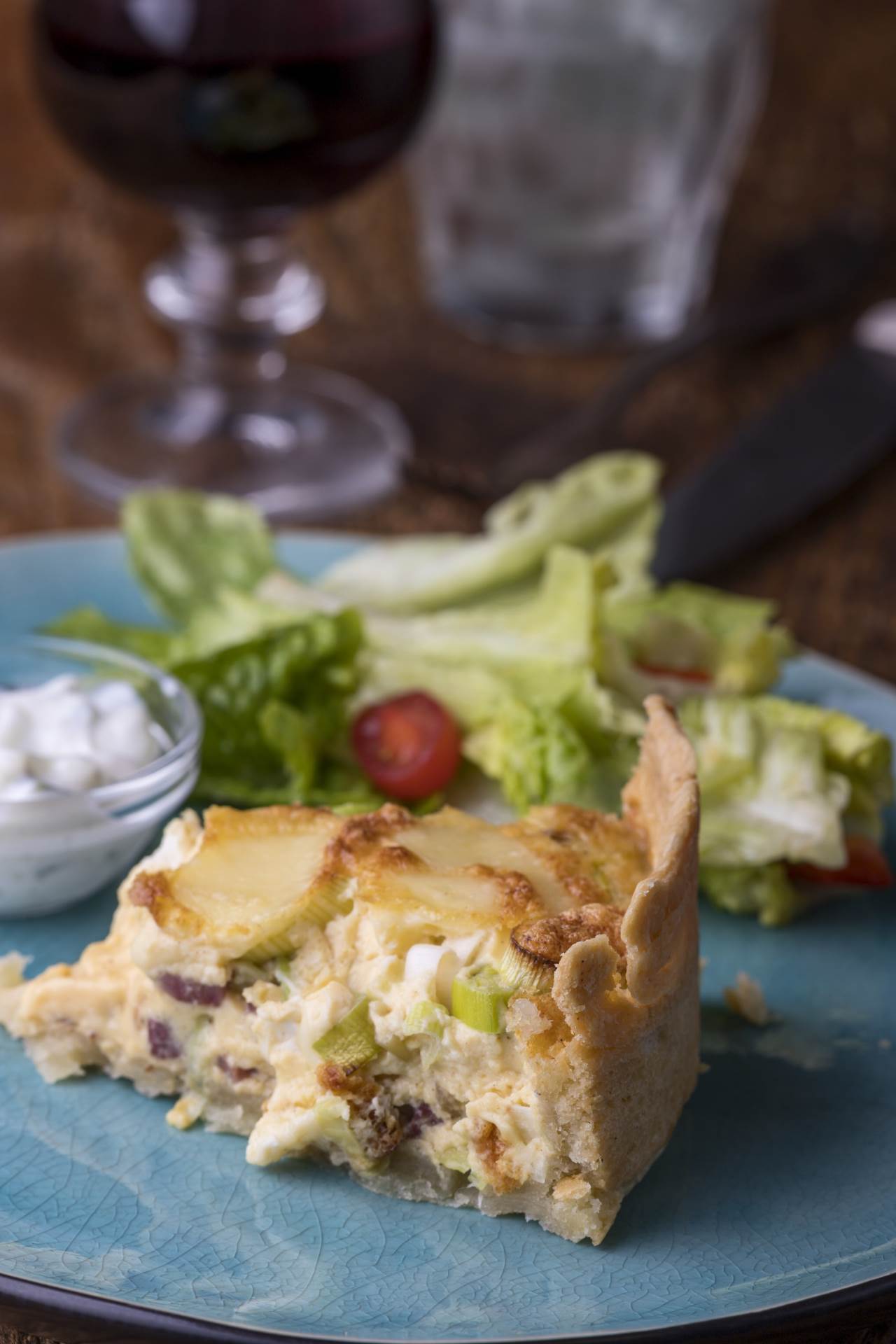 quiche lorraine recept