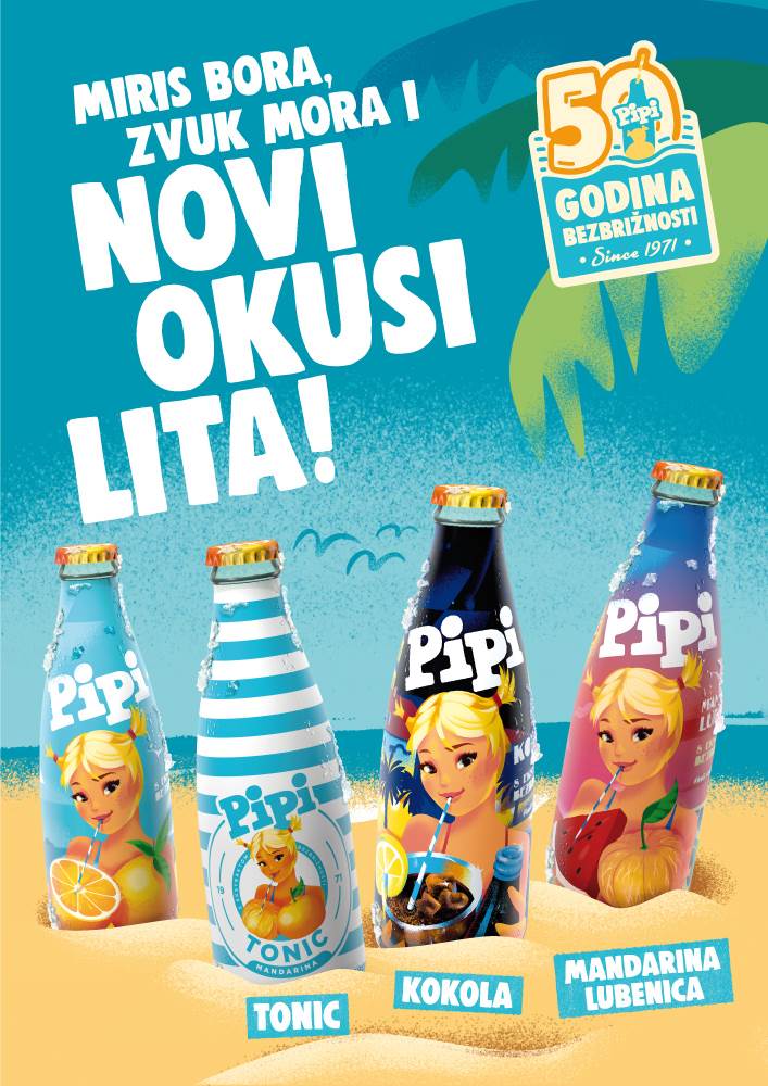 Miris bora, zvuk mora i novi Pipi okusi lita