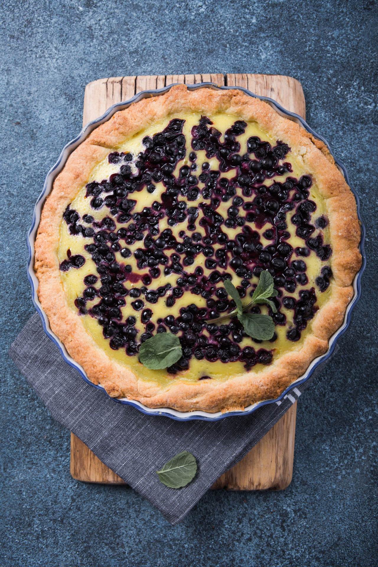 Clafoutis s borovnicama, zapečeni puding