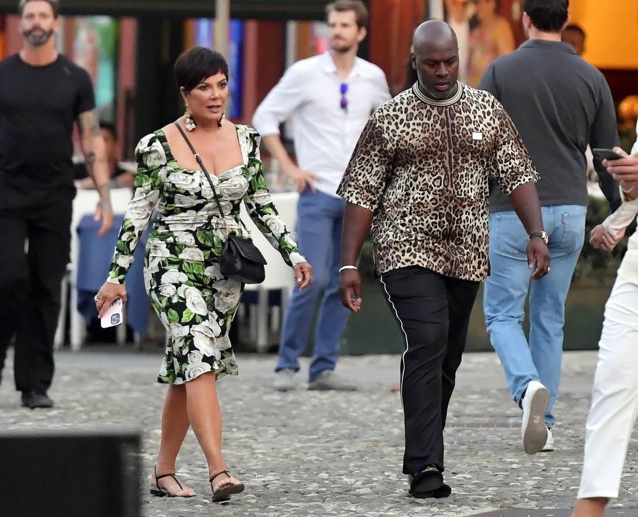 Kris Jenner i Corey Gamble u Portofinu