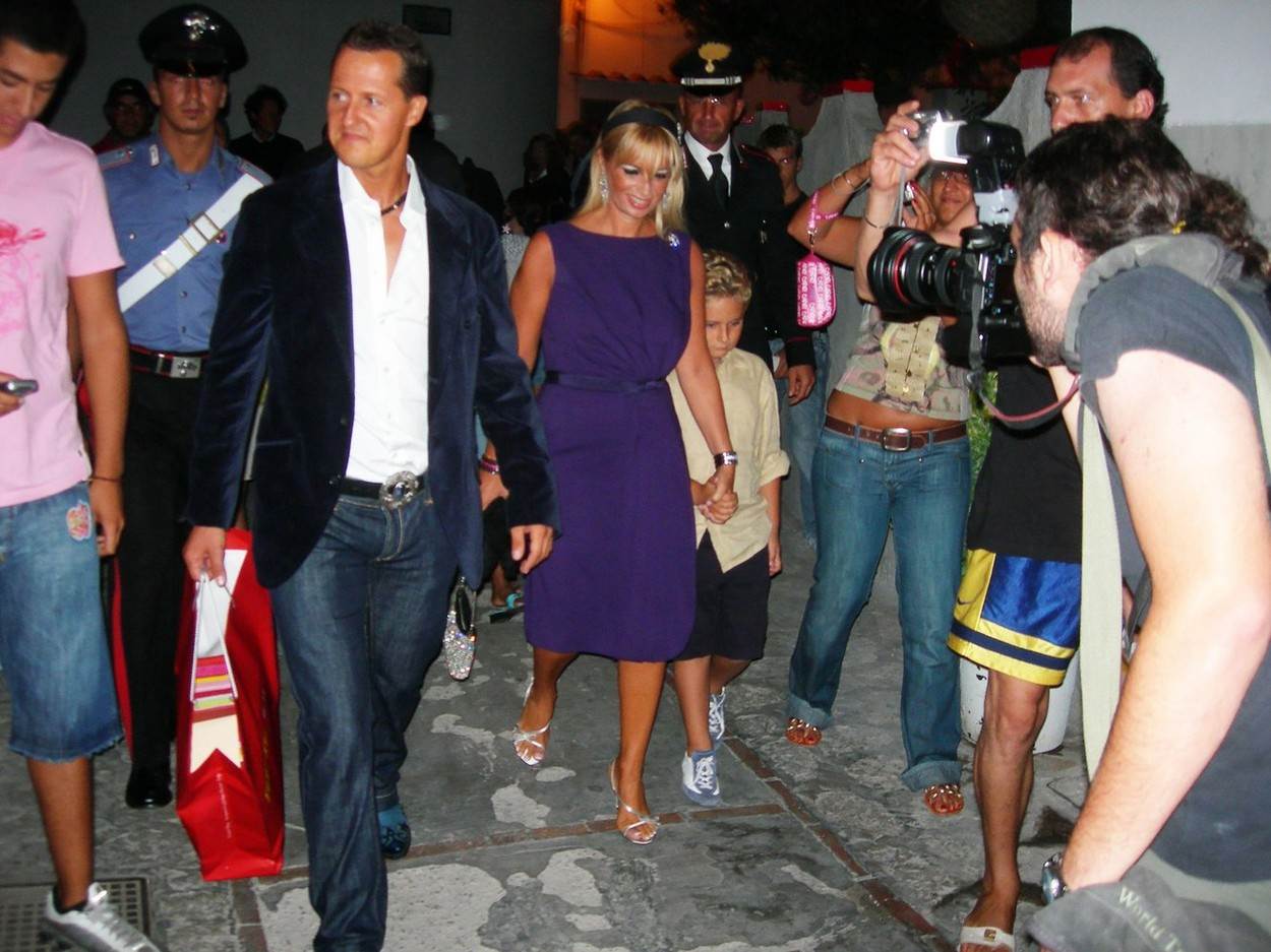 Corinna i Michael Schumacher s obitelji