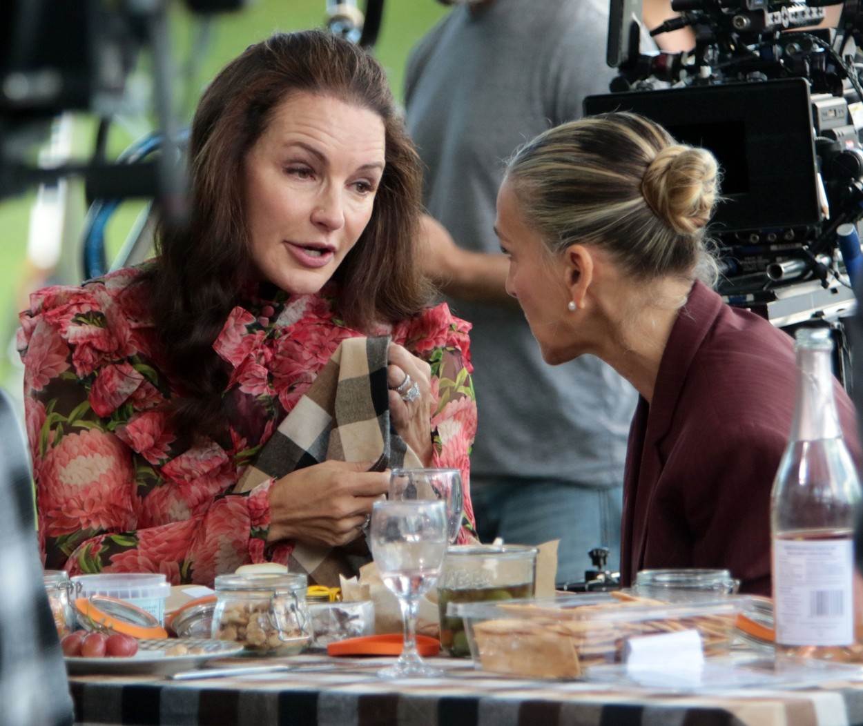 Sarah Jessica Parker i Kristin Davis na snimanju serije 'And Just Like That...'