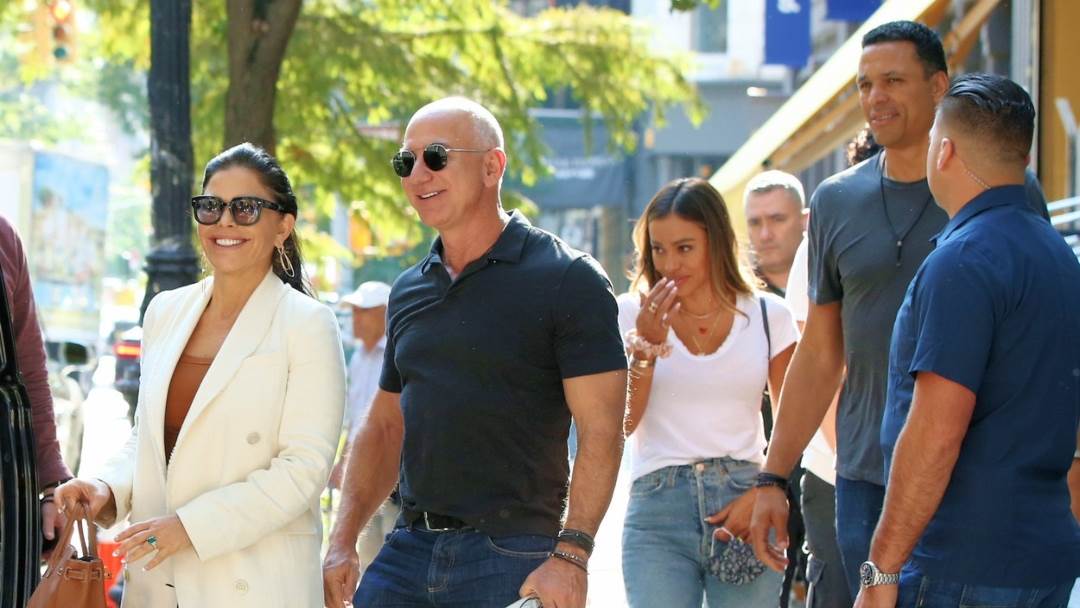 Jeff Bezos i Lauren Sanchez