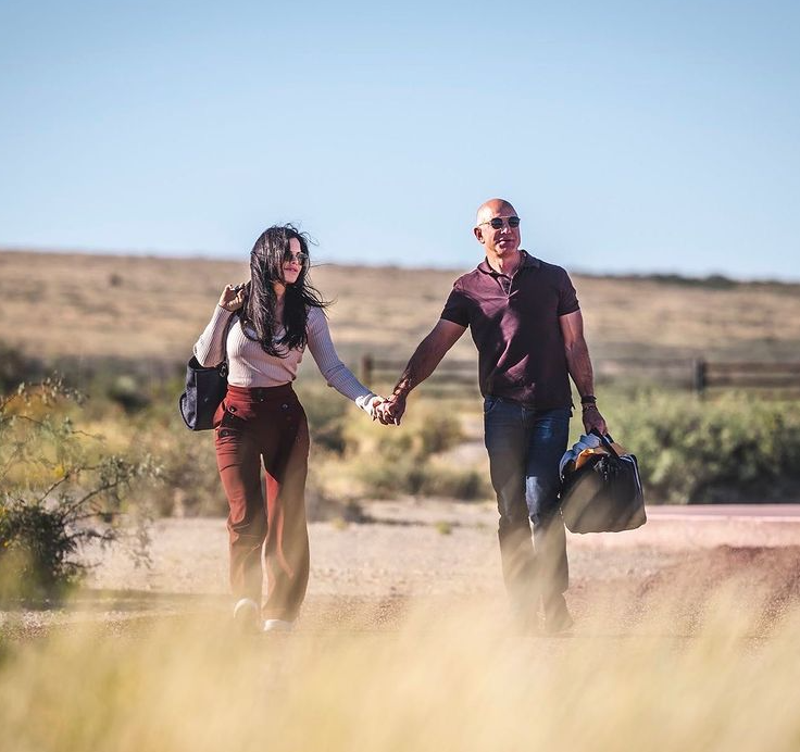 Jeff Bezos i Lauren Sanchez