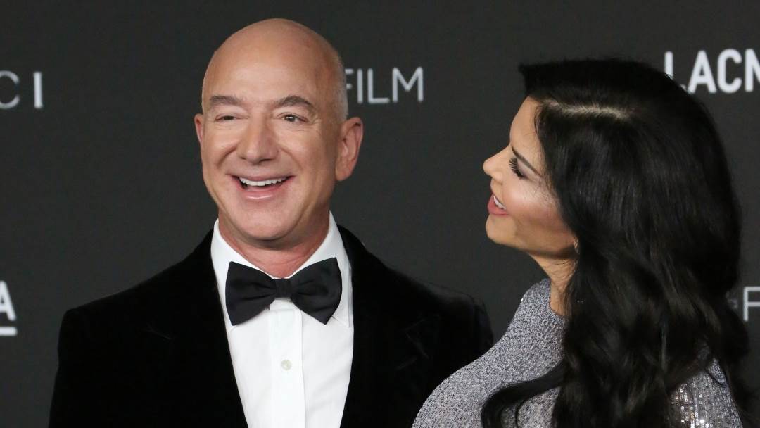 Jeff Bezos i Lauren Sanchez