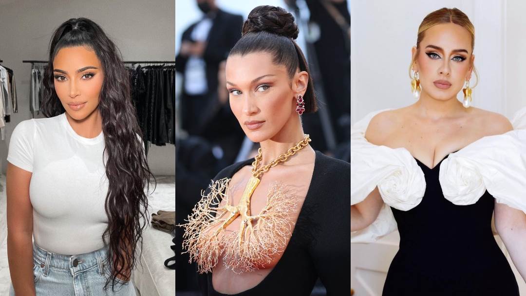 Kim Kardashian, Bella Hadid, Adele