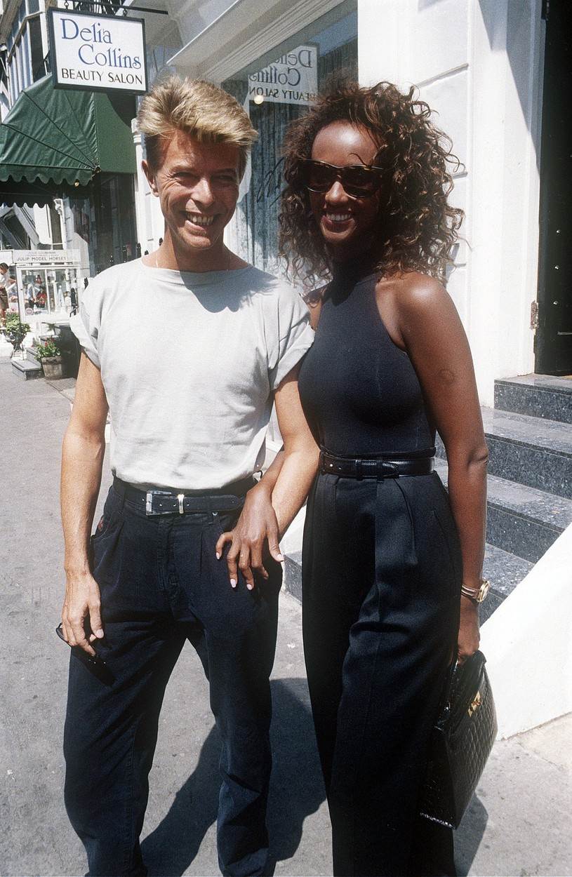 Iman Abdulmajid i David Bowie