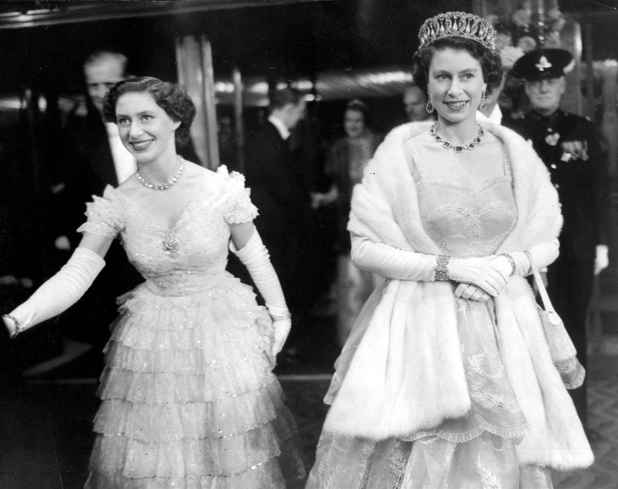 queen elizabeth and princess margaret