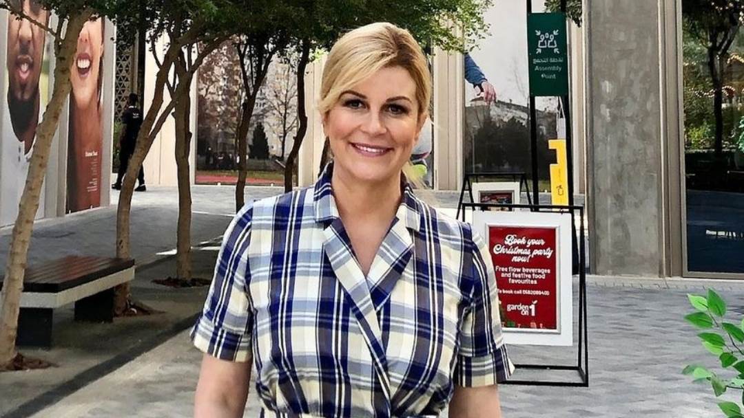 Kolinda Grabar-Kitarović u Dubaiju pozira s Neverom