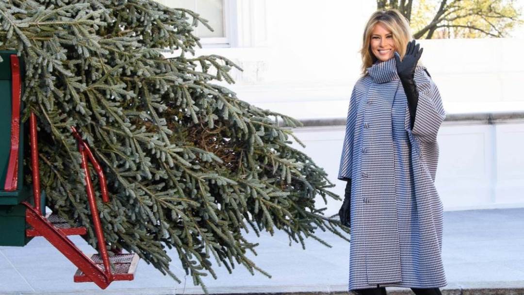 Melania Trump i božićna jelka