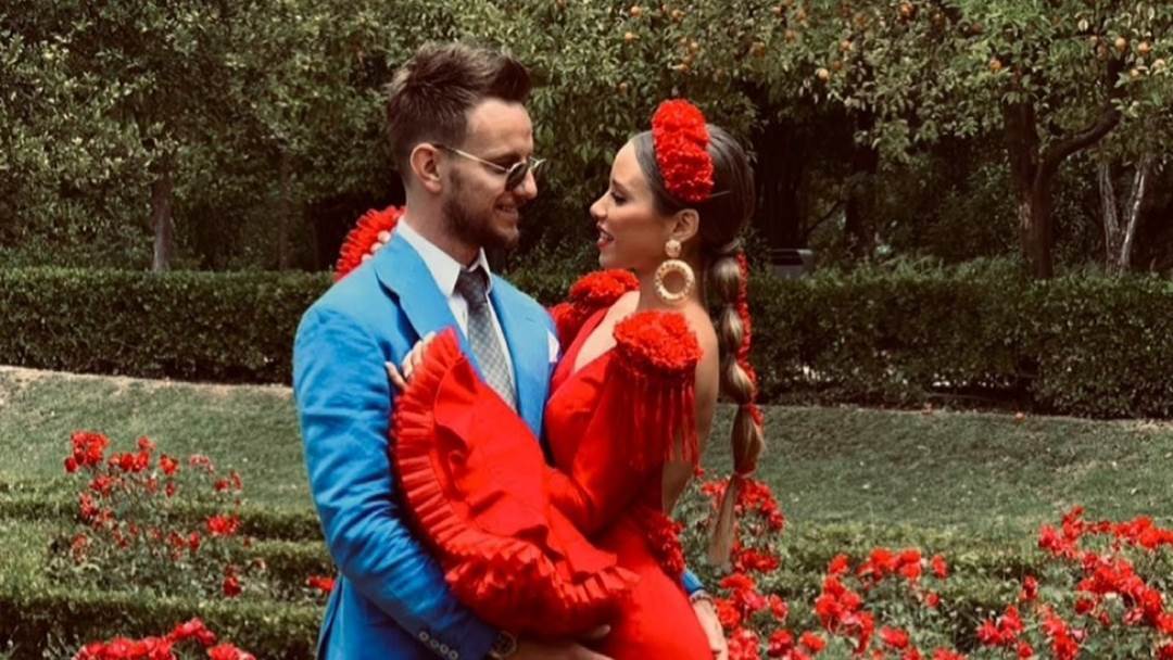 Ivan Rakitić i Raquel Mauri na fotografiji