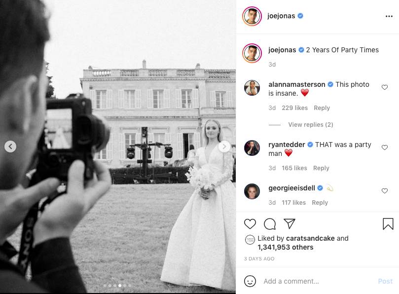 sophie-turner-i-joe-jonas-obiljezili-drugu-godisnjicu-braka-objavom-nikad-videnih-fotografija-s-vjencanja