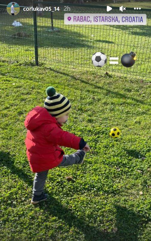 Viktor Ćorluka je nedavno napunio dvije godine