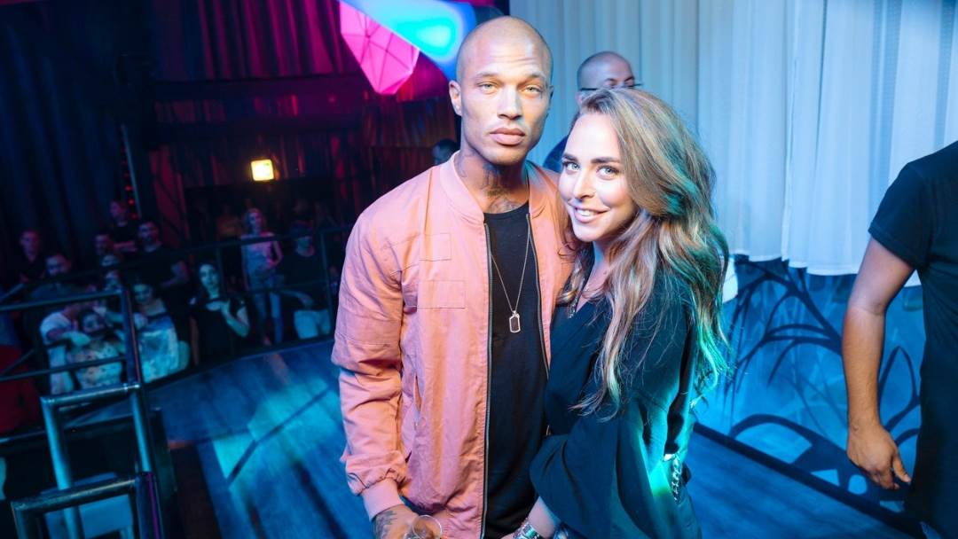 Chloe Green i Jeremy Meeks na događaju