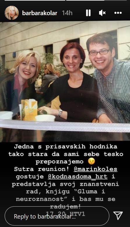 Barbara Kolar je podijelila staru fotografiju na kojoj je neprepoznatljiva