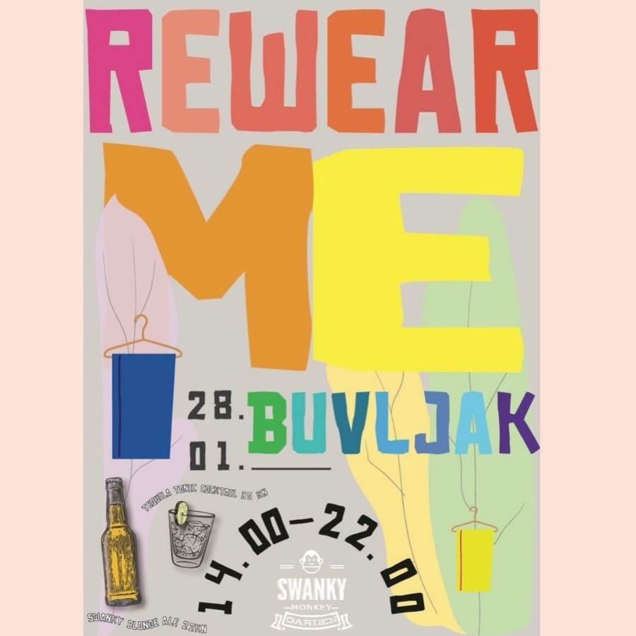 'Rewear Me' buvljak održat će se u hostelu Swanky Mint