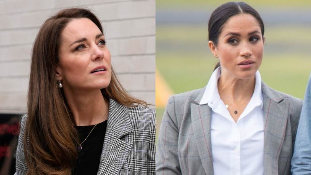 Kate Middleton i Meghan Markle u sličnom kariranom sakou