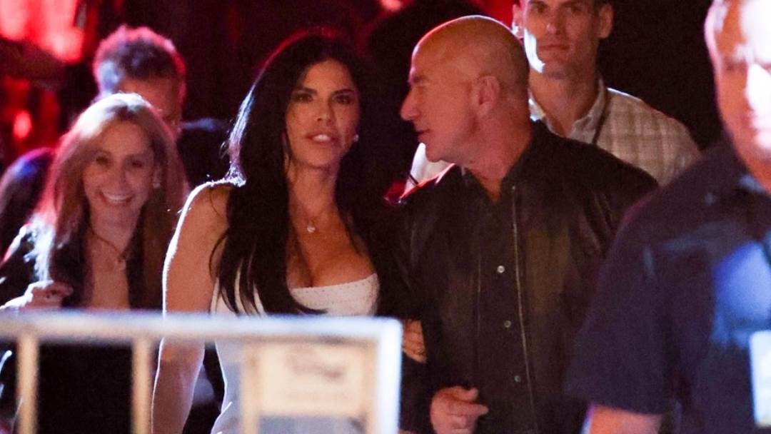 Jeff Bezos i Lauren Sanchez na zabavi Justina i Hailey Bieber