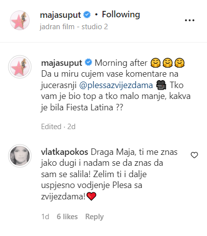 Komentar Vlatke Pokos na fotografiji Maje Šuput