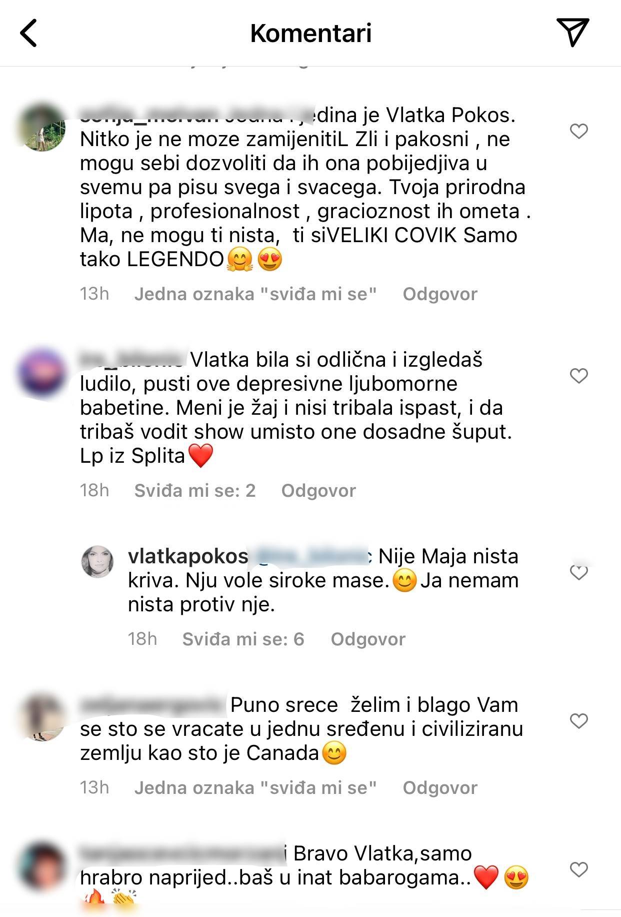 Komentar na fotografiji Vlatke Pokos