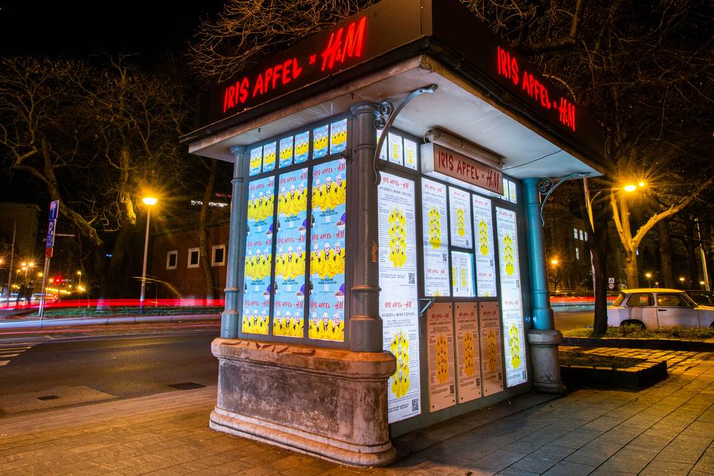 Napušteni zagrebački kiosk dobio novo ruho u stilu nove Iris Apfel x H&M kolekcije