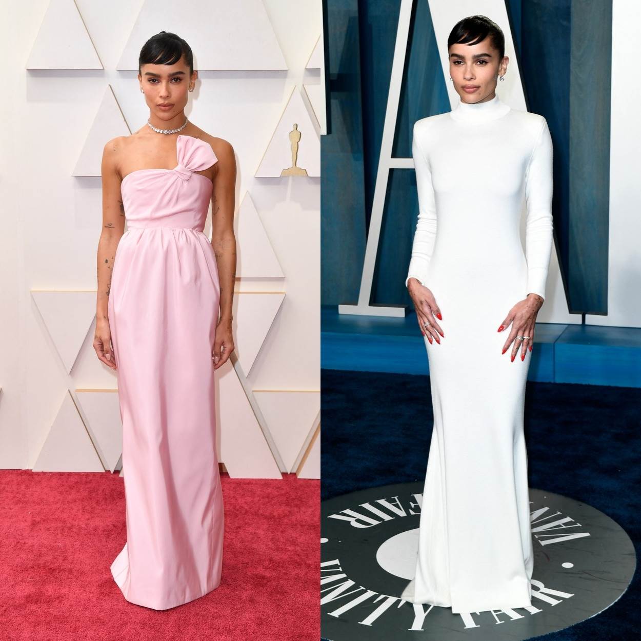 Zoe Kravitz na Oscarima i Vanity Fair Oscar Partyu