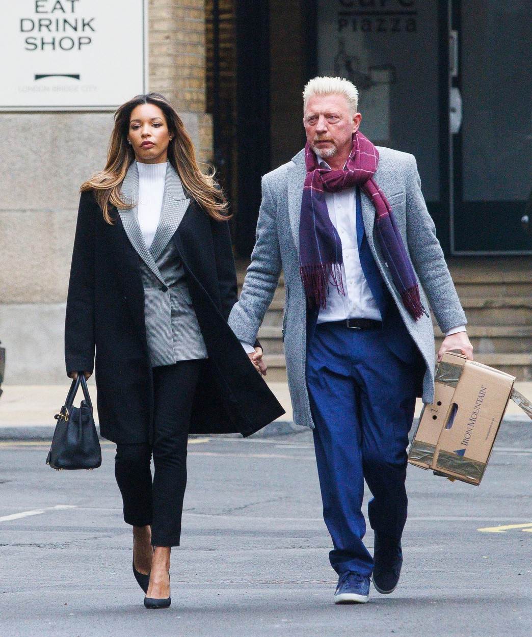 Lilian de Carvalho Monteiro i Boris Becker na sudu u Londonu