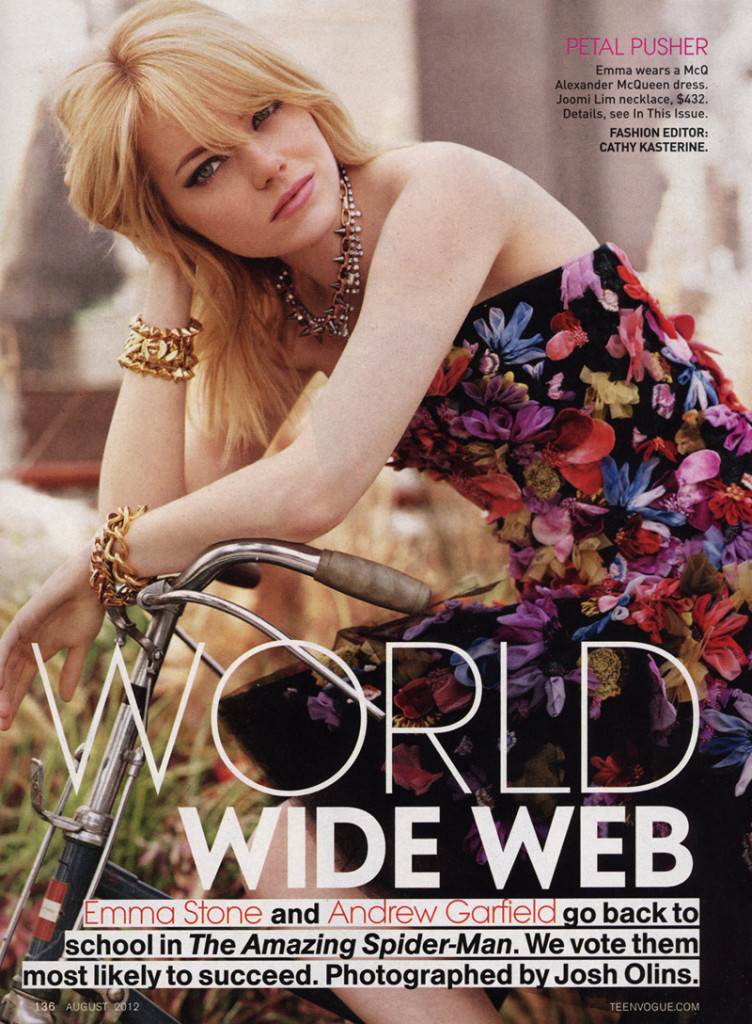 Zaljubljeni junaci novog "Spidermana" u editorijalu Teen Voguea