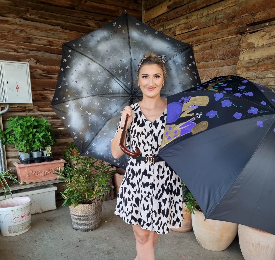 Sentimental_umbrellas kišobrane izrađuje Mateja Ripli