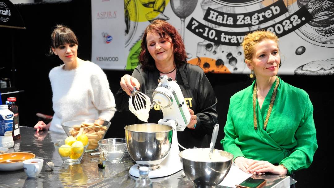 Ivana Delač na Food Marketu