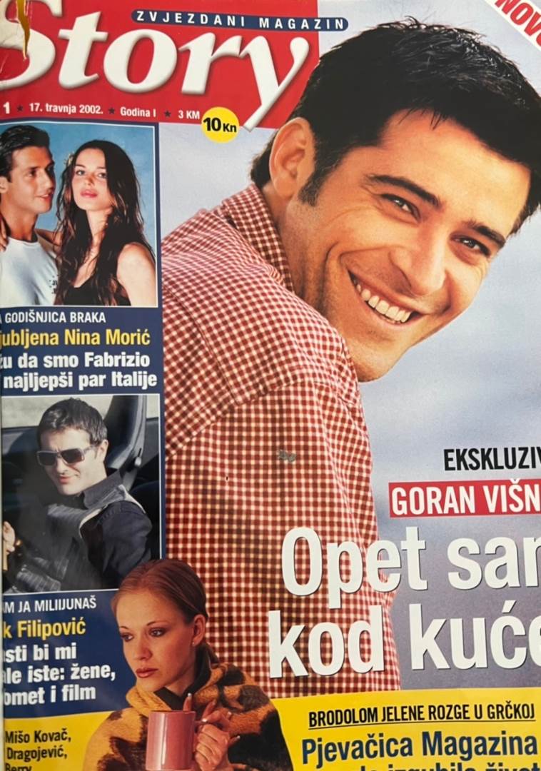 Goran Višnjić bio je na naslovnici prvog broja Storyja