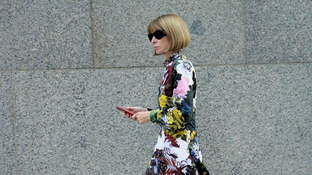 Anna Wintour prepoznatljiva je po sunčanim naočalama