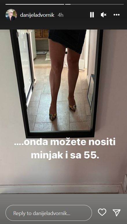 Danijela Dvornik pokazala noge