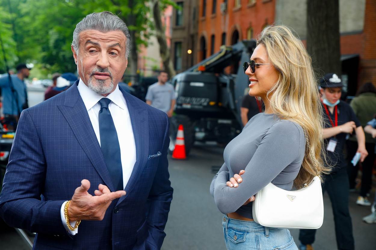 Sophia Stallone iznenadila je oca na snimanju filma 'Tulsa King'