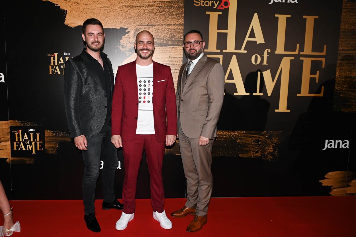 Stjepan Vukadin, Melkior Bašić i Damir Tomljanović na Jana Story Hall of Fameu