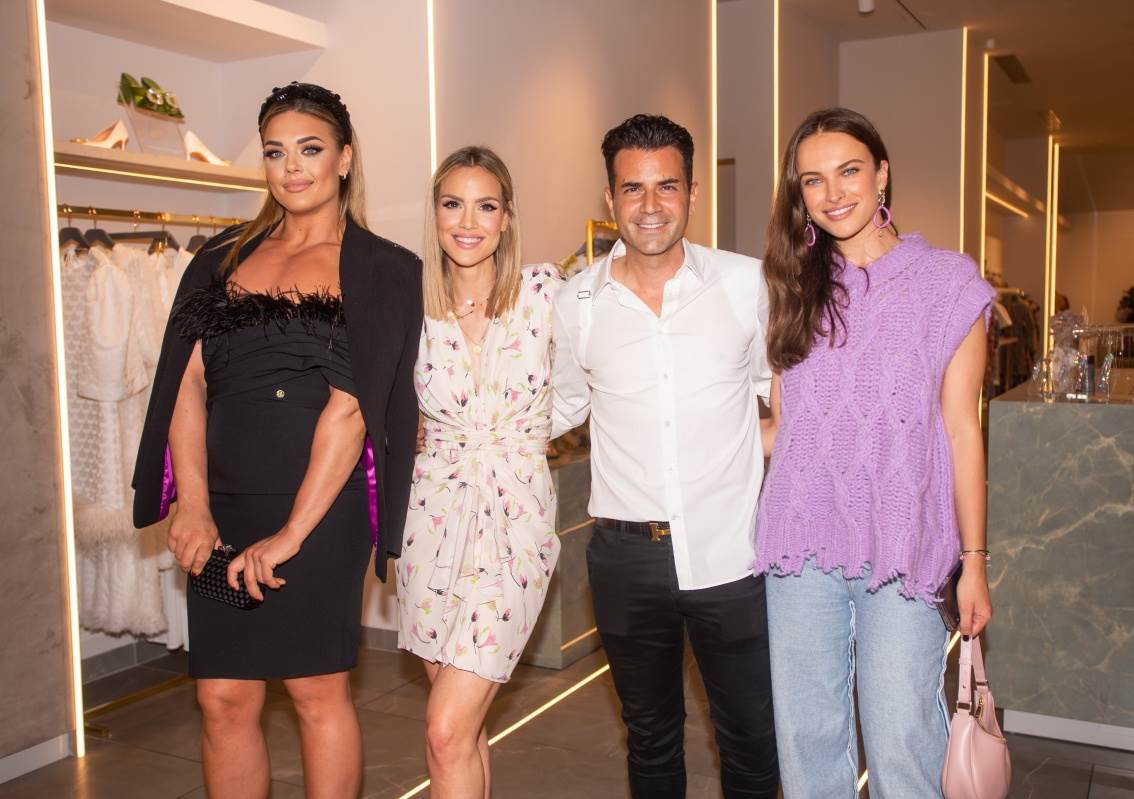 Sandra Perković, Ana Radišić, Ante Vrban i Ljupka Gojić Mikić na proslavi rođendana Lei Lou butika