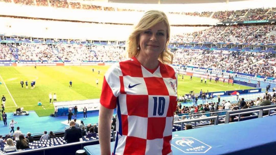 Kolinda Grabar Kitarović u Parizu na utakmici