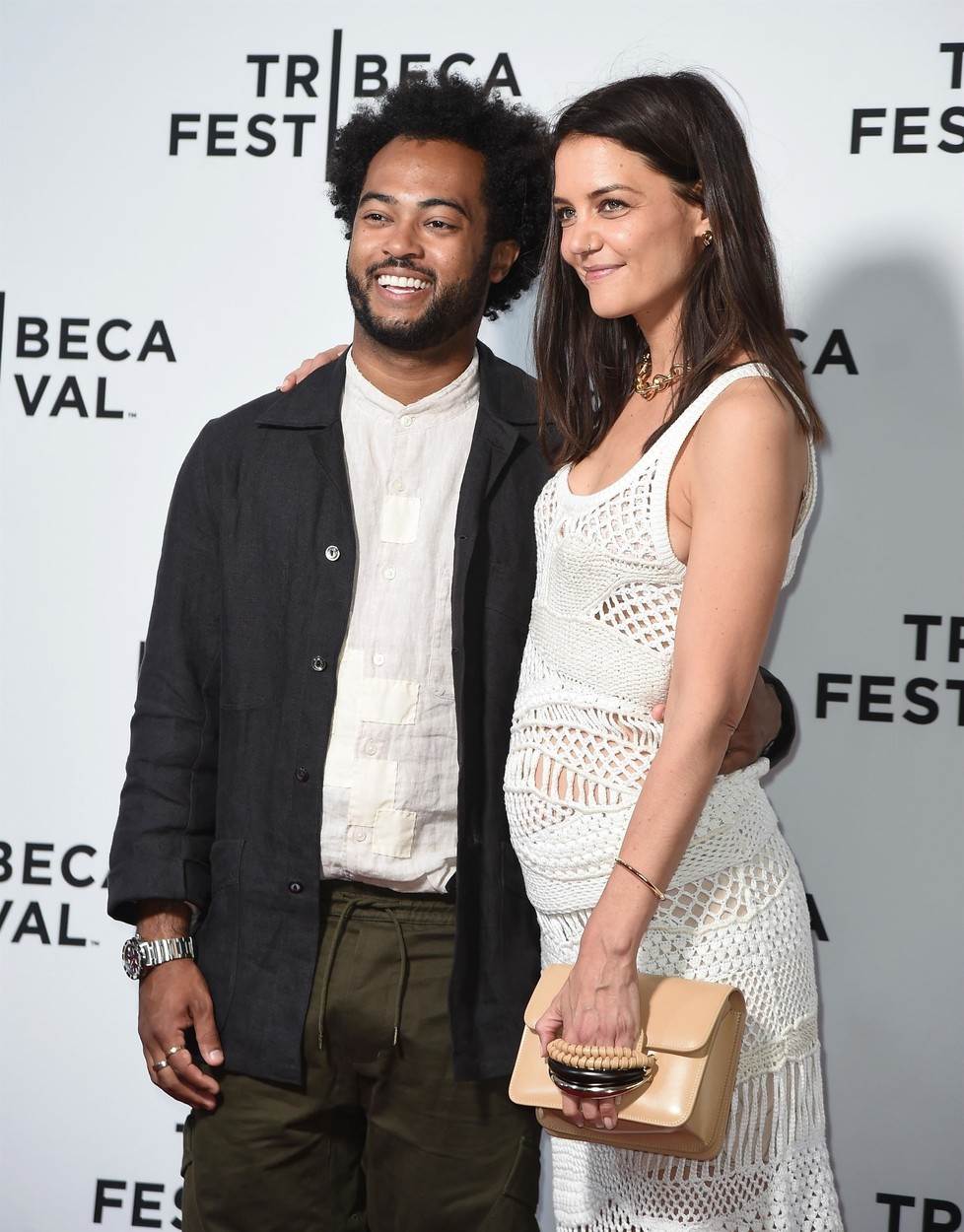 Bobby Wooten III i Katie Holmes na Tribeca film festivalu