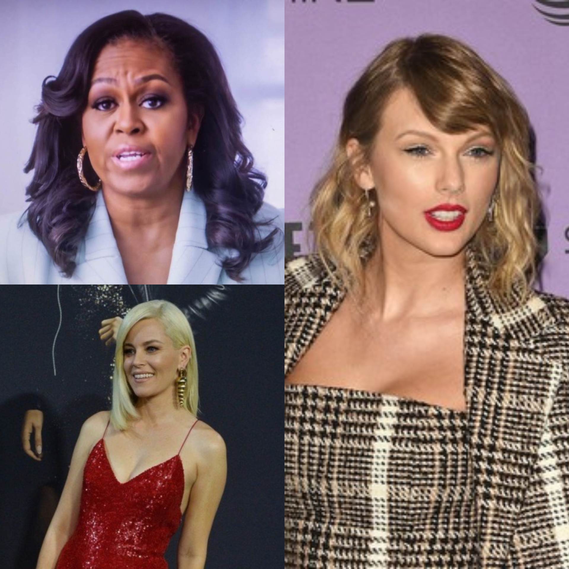 Michelle Obama, Elizabeth Banks i Taylor Swift