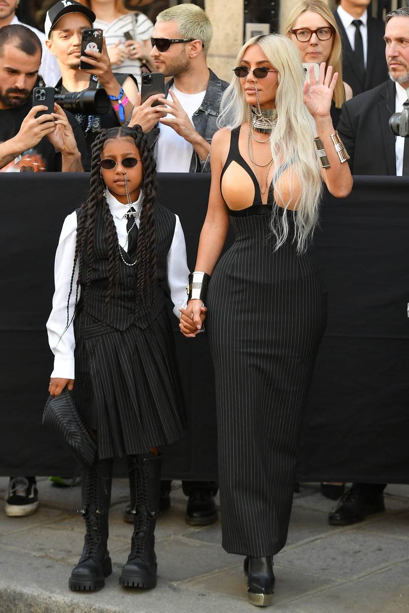 Kim Kardashian i North West u Parozu na Tjednu mode