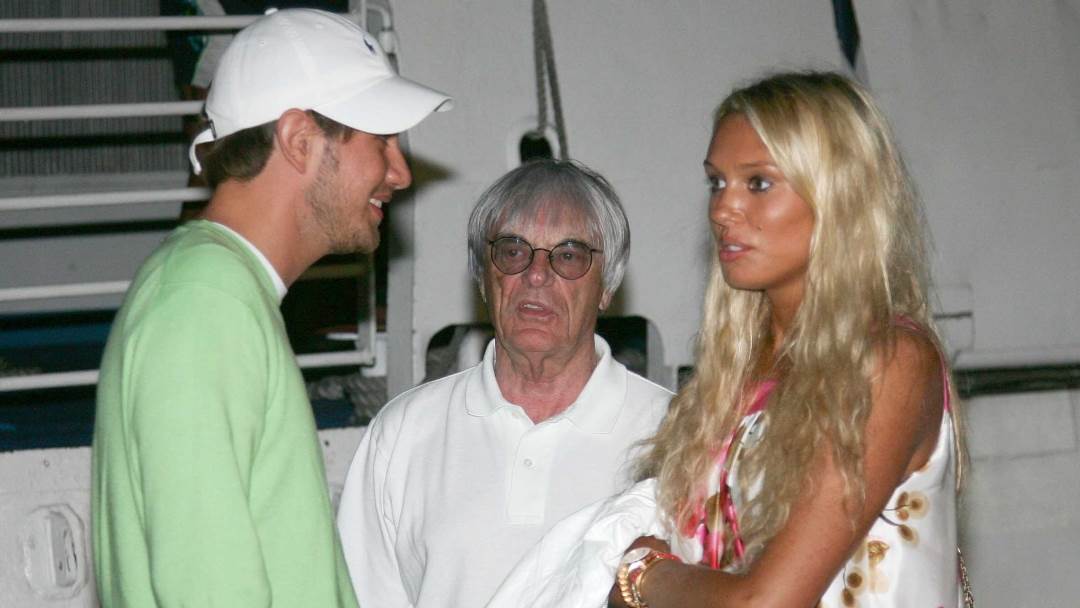 Bernie i Petra Ecclestone i James Stunt na Hvaru