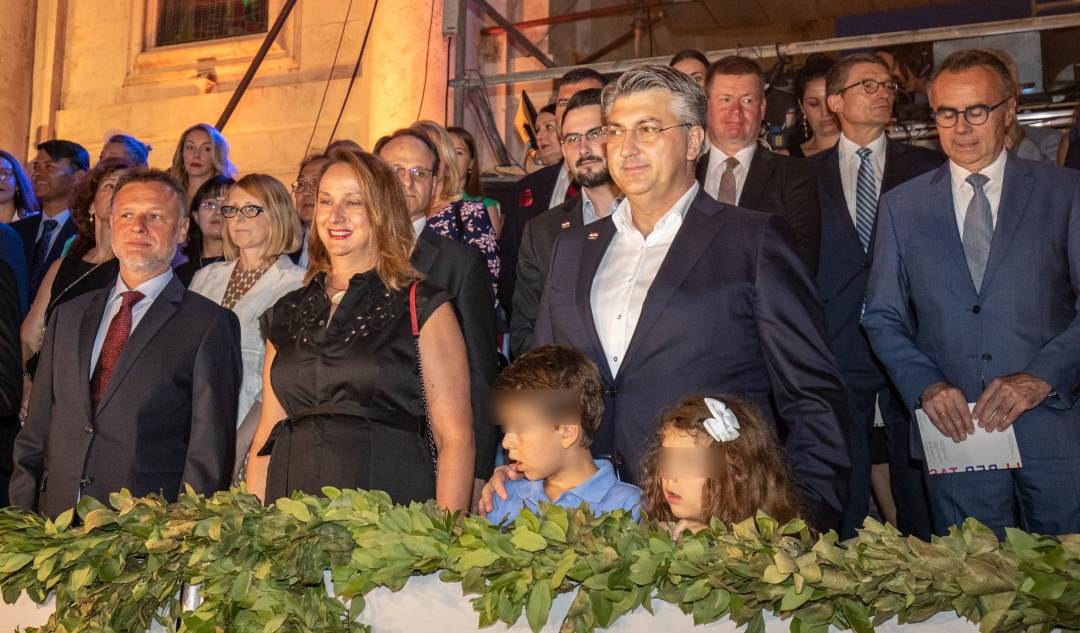 Gordan Jandroković i Sonja Jandroković na otvorenju 73. Dubrovačkih ljetnih igara